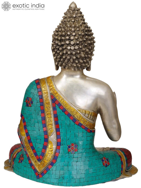 Shakyamuni Buddha Preaching His Dharma In Brass | Handmade | Made In India