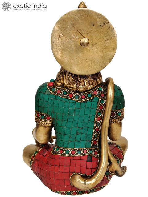 11" Hanuman Ji Brass Sculpture | Handmade | Made in India