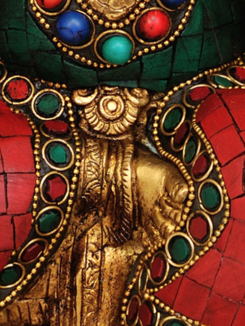 12" Bhagawan Ganesha Brass Statue | Handmade | Made in India