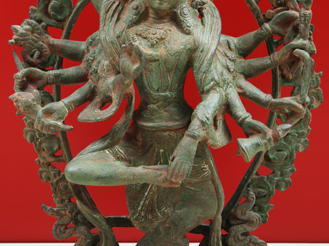 12" Dancing Shiva In Brass | Handmade | Made In India