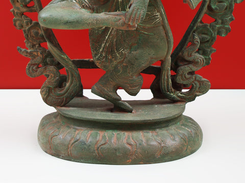 12" Dancing Shiva In Brass | Handmade | Made In India