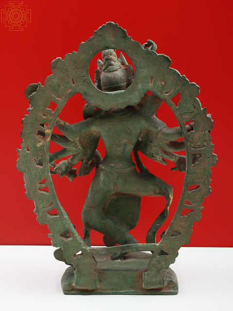 12" Dancing Shiva In Brass | Handmade | Made In India