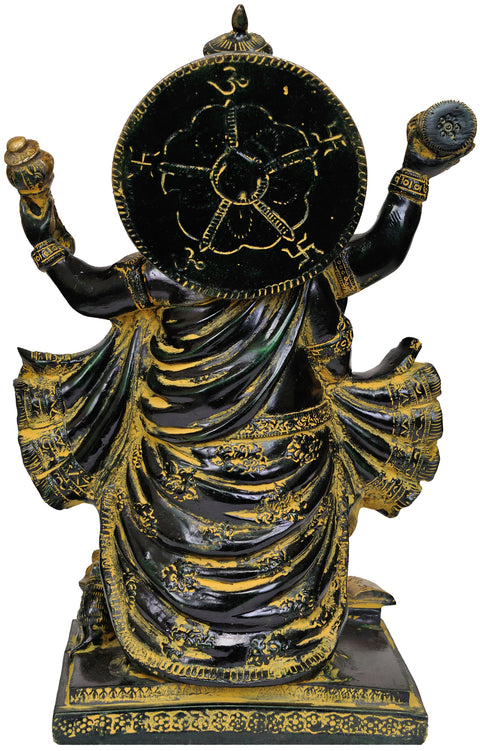 12" Dancing Ganesha In Brass | Handmade | Made In India