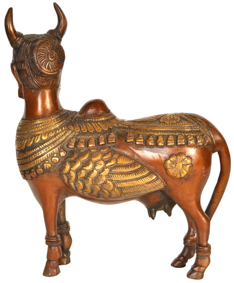 Kamadhenu Brass Sculpture | Handmade | Made in India