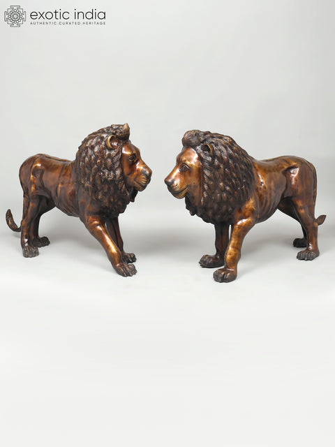 Large Size Pair of Lions