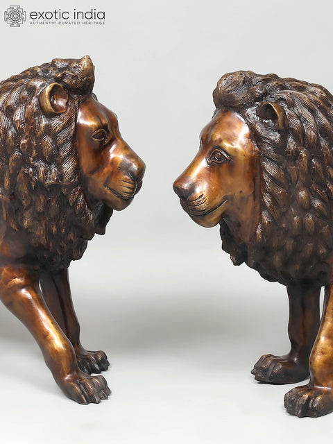 Large Size Pair of Lions