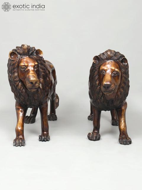 Large Size Pair of Lions