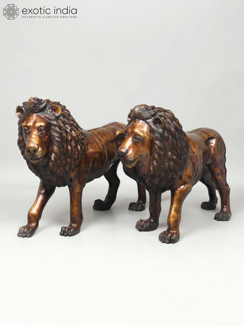 Large Size Pair of Lions