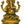 8" Ganesha Idol Seated on Lotus in Brass | Handmade | Made in India