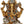 8" Inlay Ganesha Brass Sculpture | Handmade | Made in India