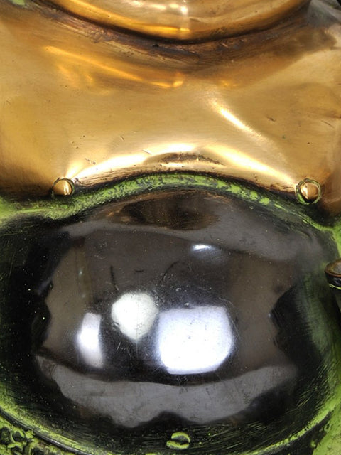 9" Laughing Buddha In Brass | Handmade | Made In India
