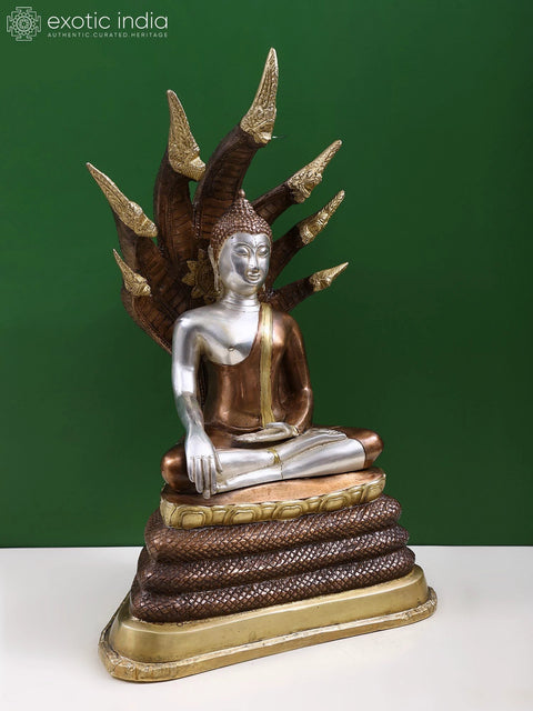 21" Buddha Under Serpent Muchalinda