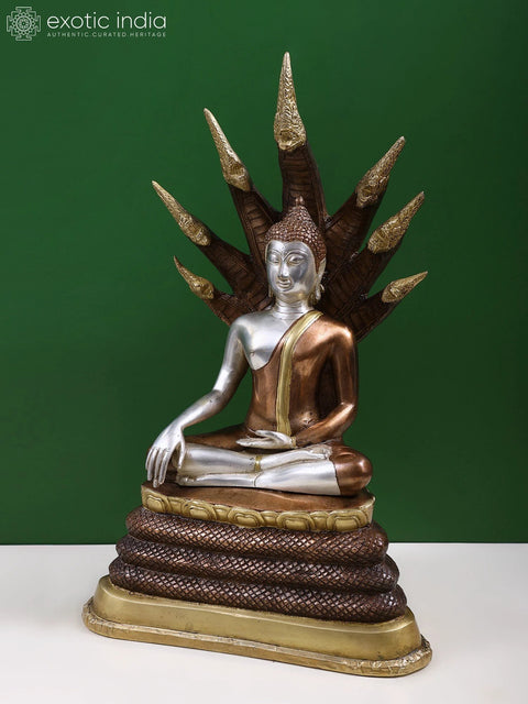21" Buddha Under Serpent Muchalinda