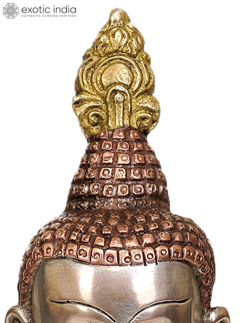 10" Lord Buddha in the Bhumisparsha Mudra In Brass | Handmade | Made In India