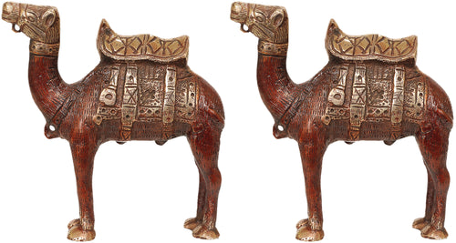 Camel Brass Figurine - Desert Ship Statue
