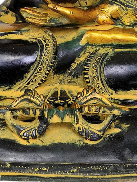 12" Blessing Buddha with Dorje In Brass | Handmade | Made In India