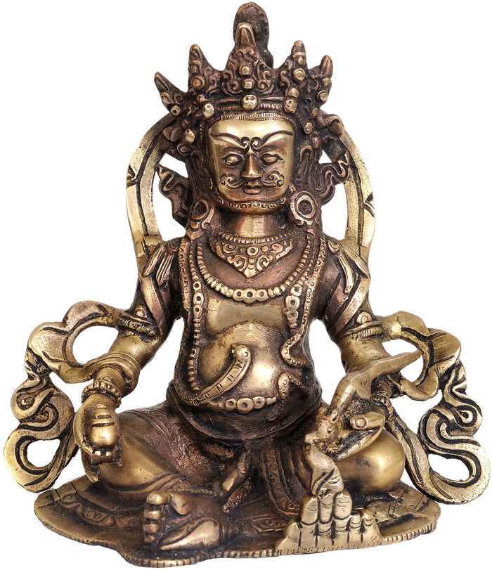 Kubera - God of Wealth | Handmade Brass Statue