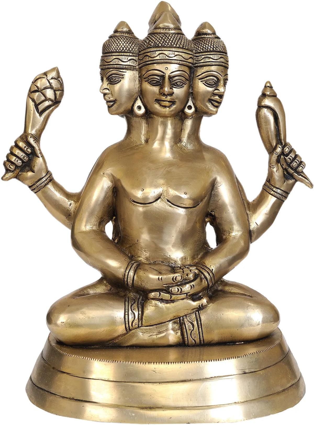 13" Shanmukha In Brass | Handmade | Made In India