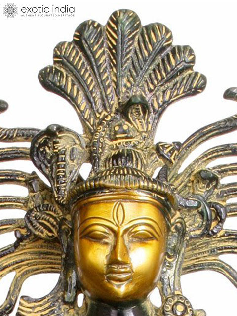 21" Dancing Shiva Brass Statue | Handmade Brass Sculpture | Made in India