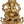 16"  Lord Ganesha Figurine Seated on Three Elephant Head in Brass | Handmade