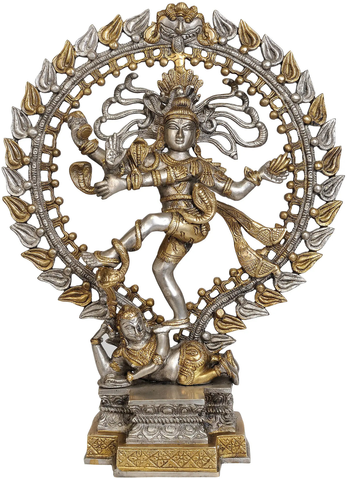 17" Nataraja In Brass | Handmade | Made In India