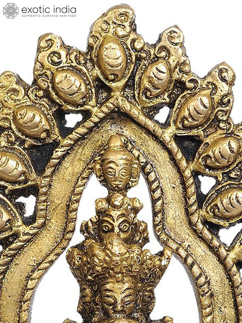 10" Tibetan Buddhist Deity Thousand Armed Avalokiteshvara In Brass | Handmade | Made In India