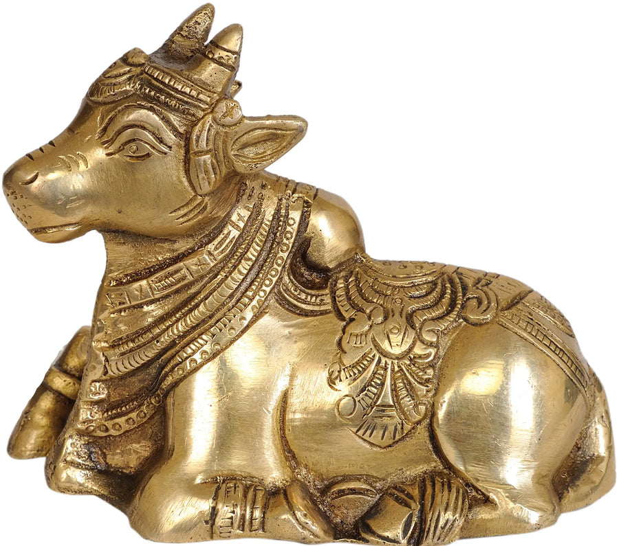 5" Nandi Brass Sculpture Handmade