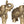 Decorated Elephant Pair with Upraised Trunks