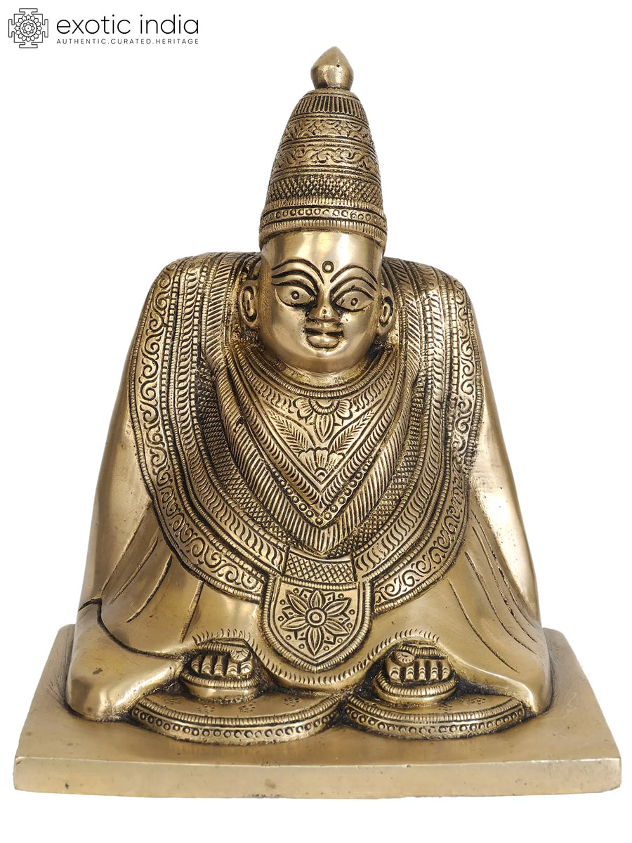 7" Goddess Manasa Devi Handmade Brass Statue