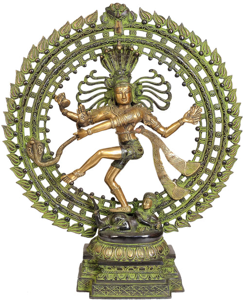 23" Nataraja Handmade Brass Statue for Home Decor