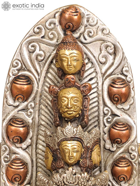 Eleven-Headed Thousand-Armed Avalokiteshvara Brass Statue | Handmade Buddhist Sculpture