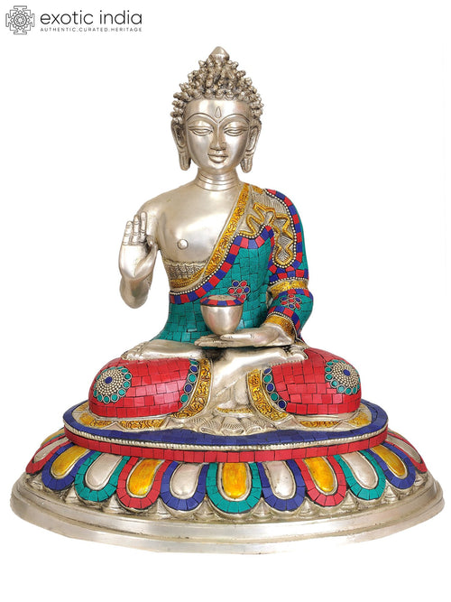 15" Quintessence of Buddhahood Handmade Brass Statue