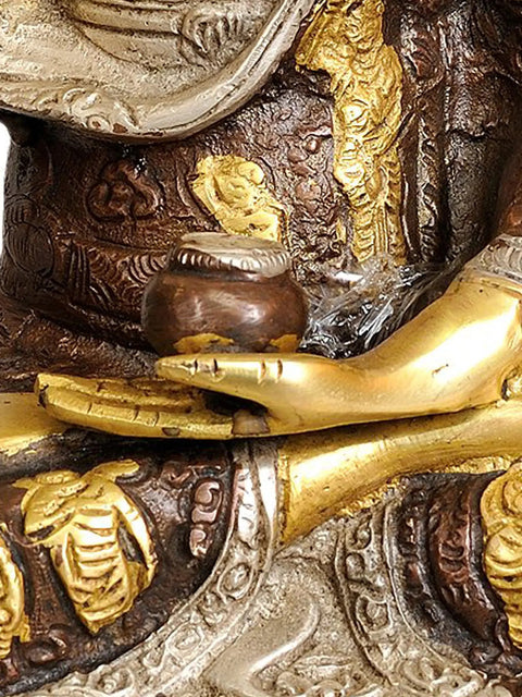Lord Buddha in Vitarka Mudra In Brass | Handmade | Made In India