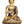 11" Lord Buddha in the Bhumisparsha Mudra (Robes Decorated with Scenes from the Life of Buddha) In Brass | Handmade | Made In India