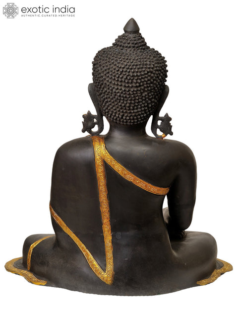 17" Bhaishajyaguru (The Medicine Buddha) In Brass | Handmade | Made In India