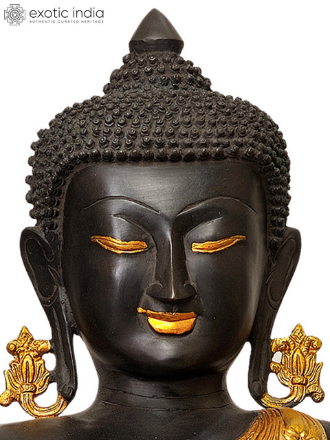 17" Bhaishajyaguru (The Medicine Buddha) In Brass | Handmade | Made In India