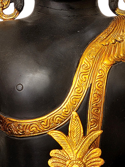 17" Bhaishajyaguru (The Medicine Buddha) In Brass | Handmade | Made In India