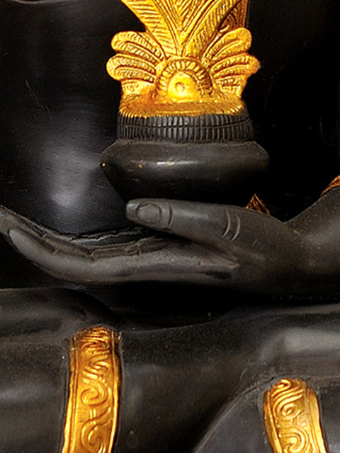 17" Bhaishajyaguru (The Medicine Buddha) In Brass | Handmade | Made In India