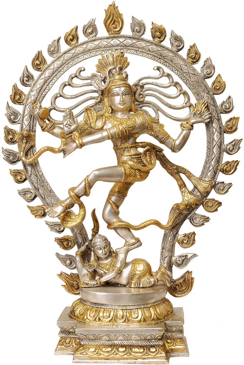 21" Nataraja Brass Statue Handmade