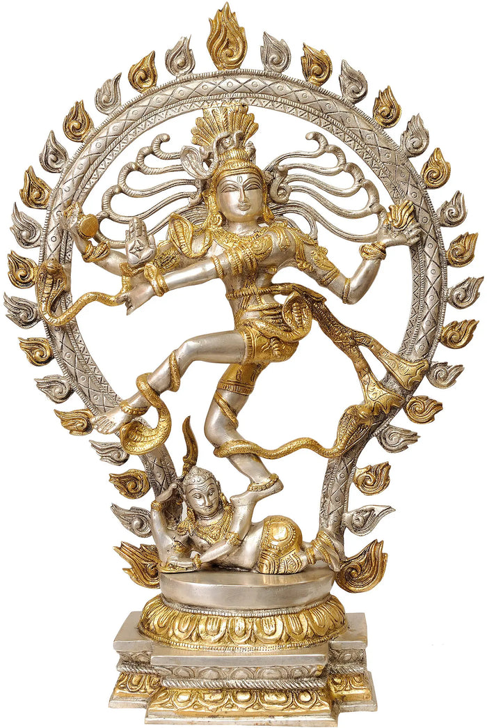 21" Nataraja In Brass | Handmade | Made In India
