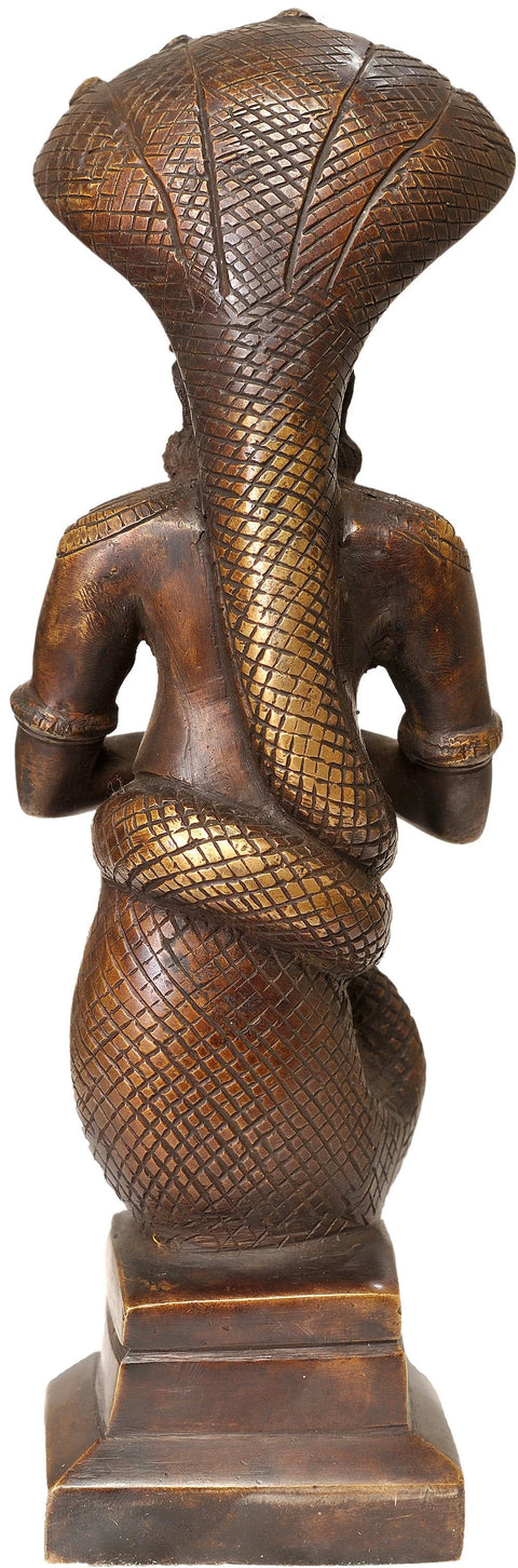 10" Patanjali Brass Sculpture | Handmade