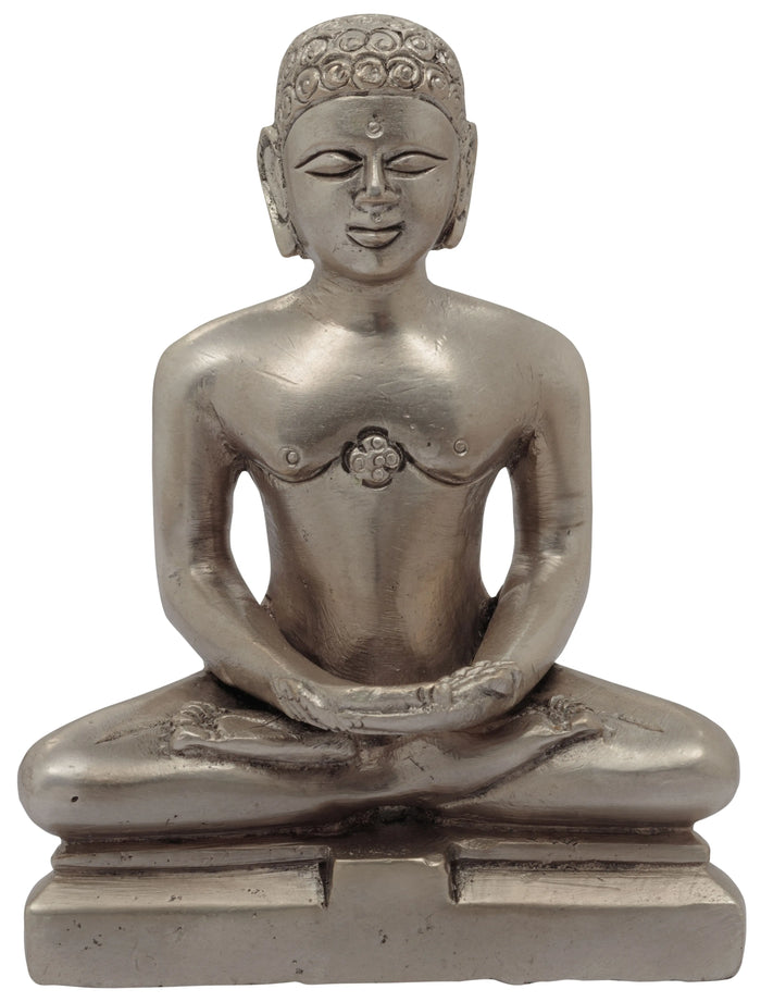 4" Jain Tirthankara Statue in Brass | Handmade | Made in India