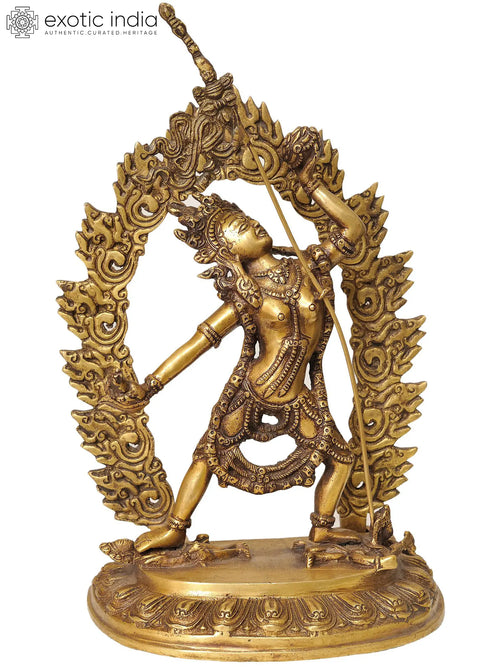 15" Vajradakini Tibetan Buddhist Brass Statue Handmade