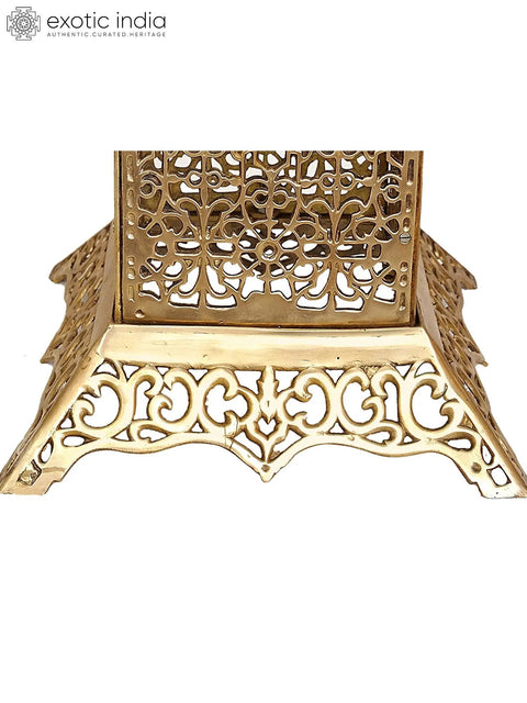 Brass Designer Pedestal (Chowki)