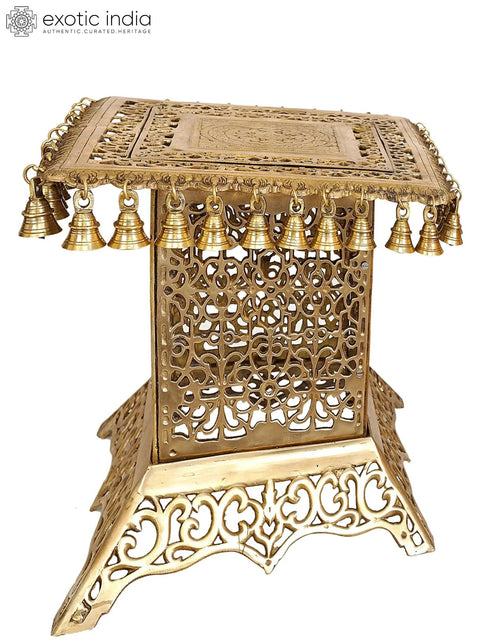 Brass Designer Pedestal (Chowki)