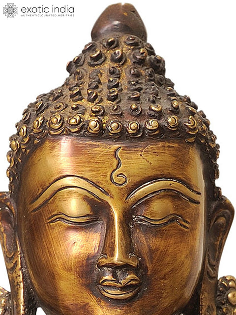 11" Medicine Buddha (Tibetan Buddhist Deity) In Brass | Handmade | Made In India