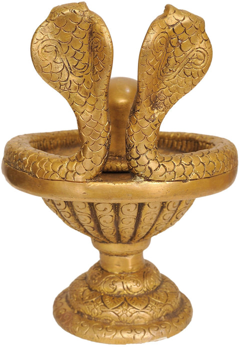 Shiva Lingam in Brass | Handmade | Made in India