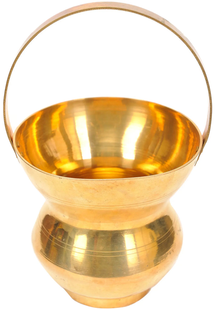 7" Kamandalu in Brass | Handmade | Made in India