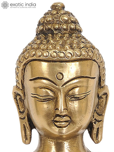 7" Tibetan Buddhist Deity Medicine Buddha In Brass | Handmade | Made In India