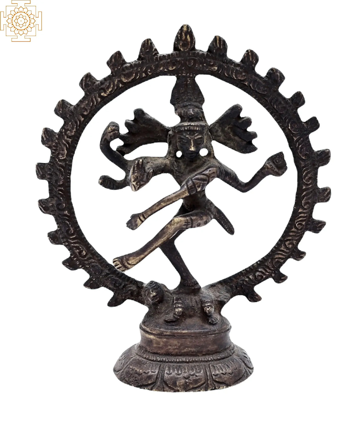 3" Nataraja Small Statue in Brass | Handmade | Made in India